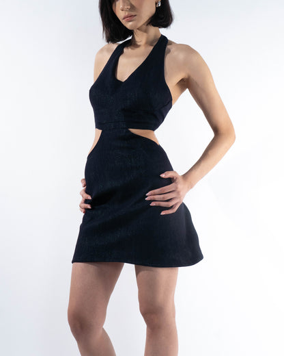 Denim Cut-Out Dress