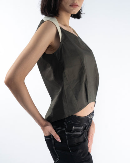 Contrast Yoke Top
