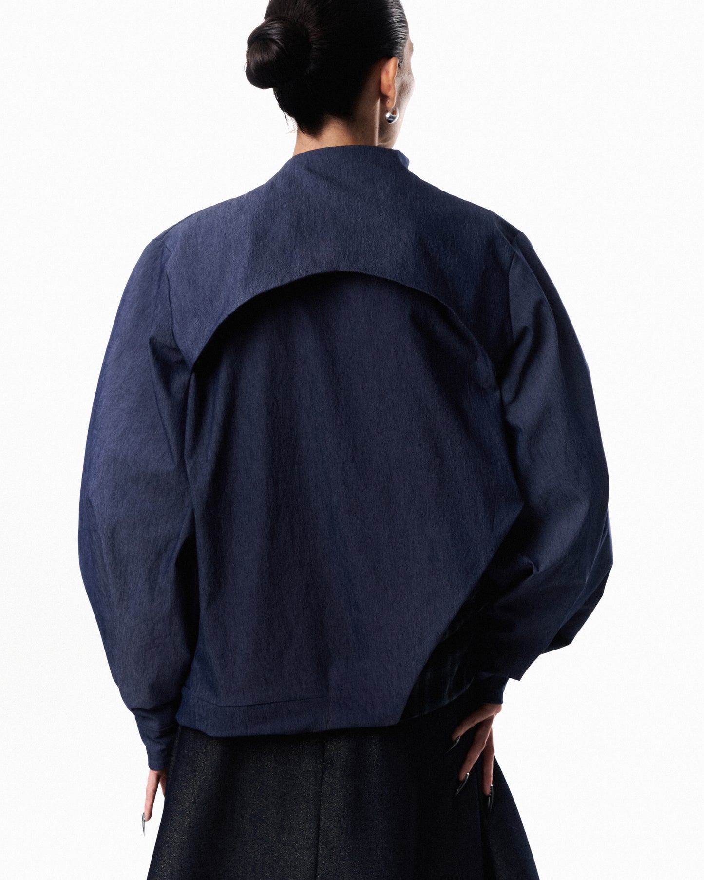 Spliced Plaid Jacket