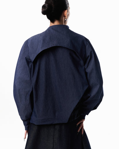 Spliced Plaid Jacket